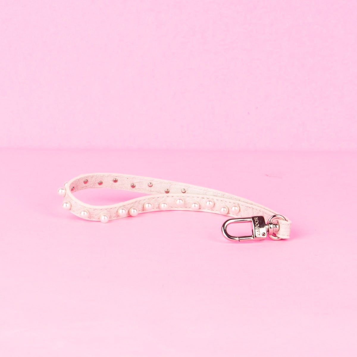 Small Pearl Handstrap White