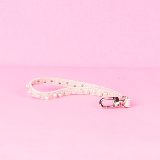 Small Pearl Handstrap White