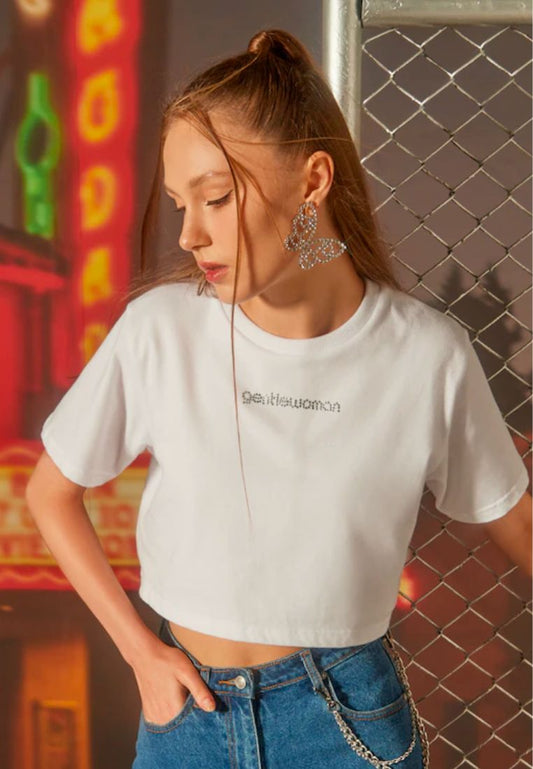 Embellished Crop Top