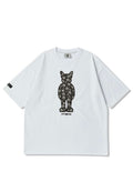 Embroidery Mono Figure T-Shirt White