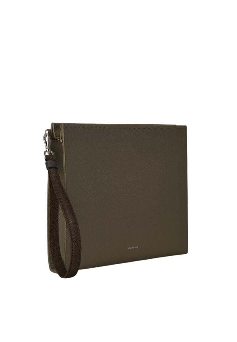 Clutch 32 Saffiano Khaki