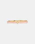 Everyday Spade Thin Enamel Bangle Pink