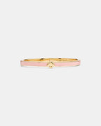 Everyday Spade Thin Enamel Bangle Pink