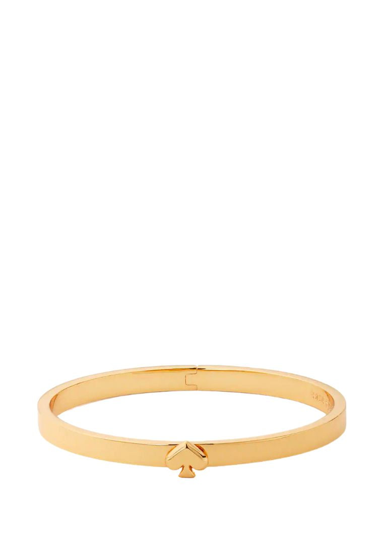 Everyday Spade Thin Metal Bangle Gold