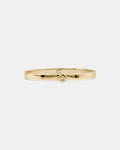 Everyday Spade Thin Metal Bangle Gold