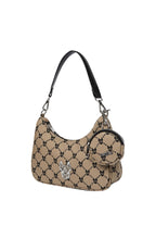 Jacquard Monogram Hobo Bag Pattern Beige