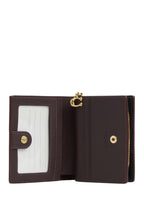 Snap Wallet With Coach Heritage Gold Black