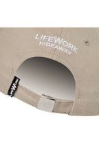 Logo Accent Cotton Baseball Cap Beige