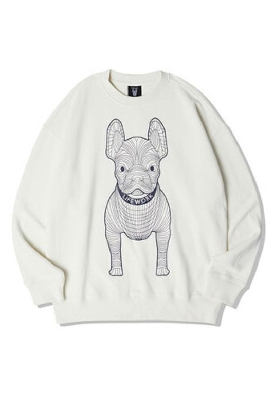 Big Radog Sweatshirt Ivory