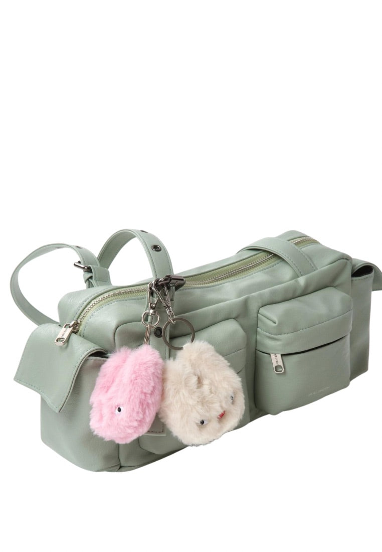Tokiyom Keychain Eco Fur Pink
