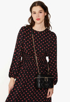 Carey Trunk Crossbody Black
