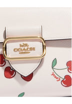 Morgan Top Handle Satchel With Heart Cherry Print Chalk Multi