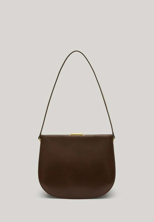 [DEFECT SALE 353] LUNE FORME BAG oak brown
