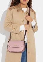 Macie Saddle Bag Powder Pink Wine Multi