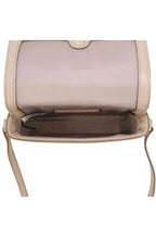Mini Leather Crossbody Greige