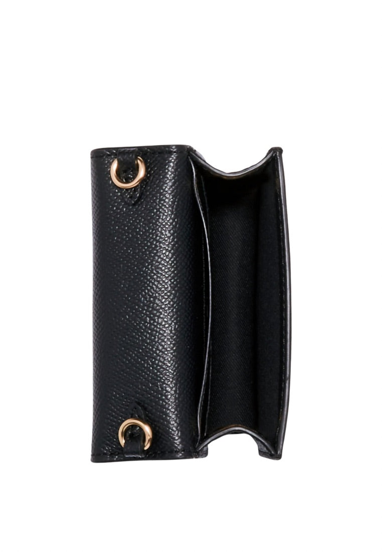 Mini Wallet On A Chain Black