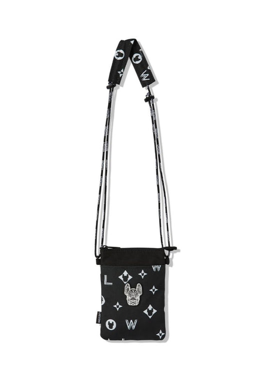 Face Radog Phone Bag Pattern Black