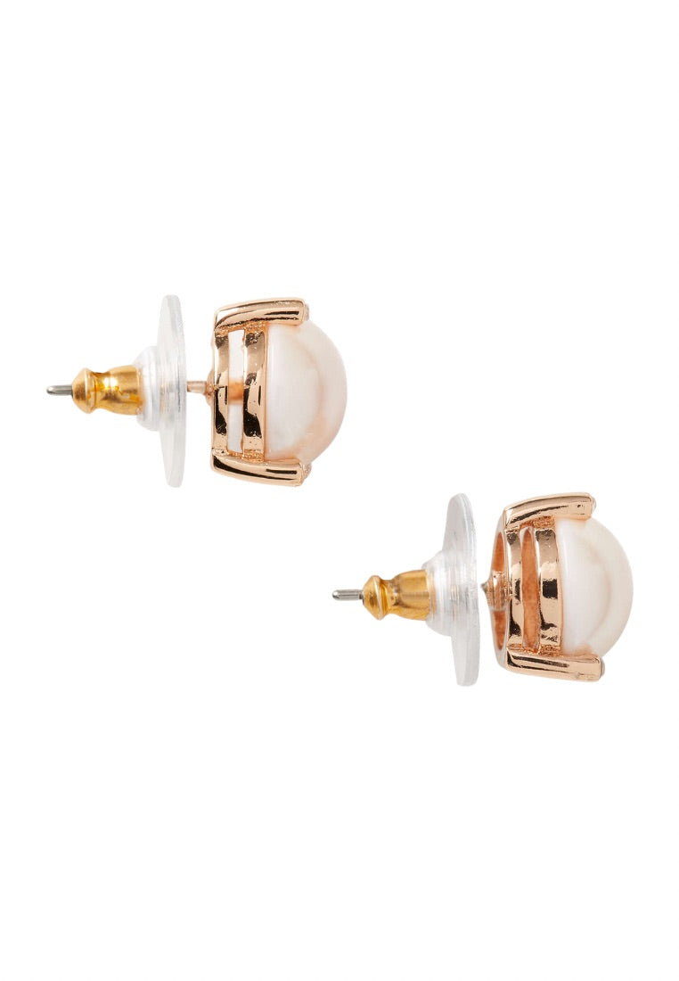 Rise And Shine Pearl Studs Strawberry