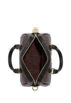 Mini Rowan Crossbody In Signature Canvas Brown Black