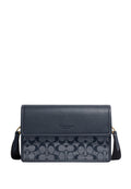 Turner Flap Crossbody In Signature Chambray Denim