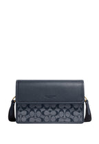 Turner Flap Crossbody In Signature Chambray Denim