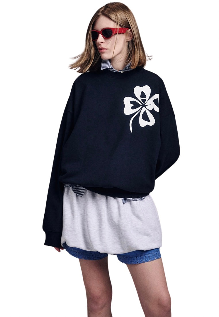 Sweatshirt CloverMardi Navy White
