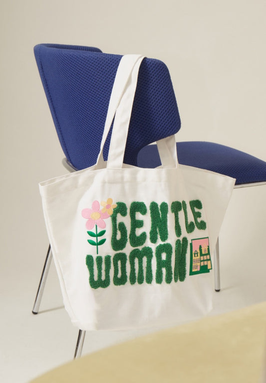 Fluffy Tote Bag White