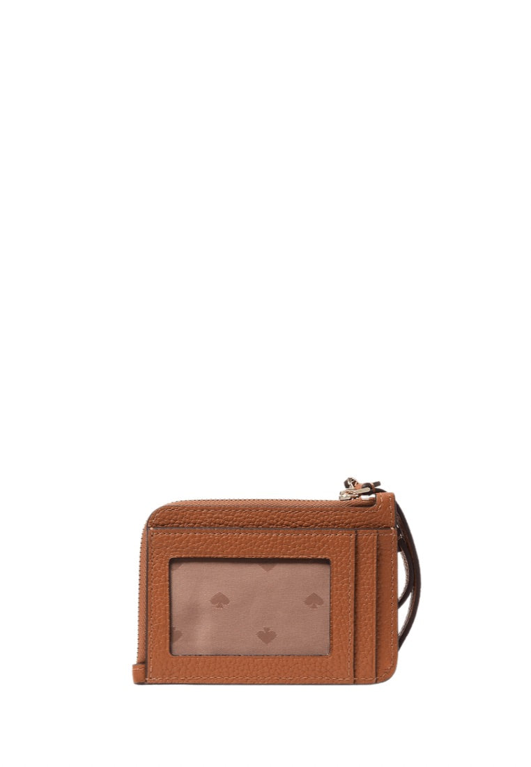 Leila Small Card Holder Wristlet Warm Gingerbread