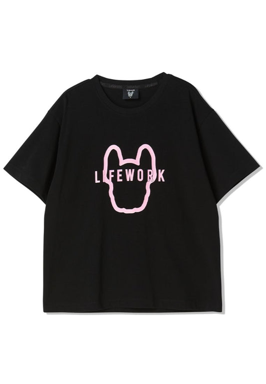 Figure Silhouette T-Shirt Black