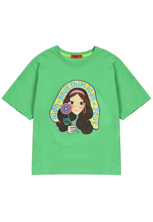 Flower T-Shirt F Luna