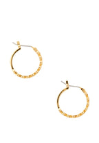 Full Circle Huggies Clear Gold