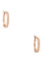 Full Circle Huggies Clear Rose Gold