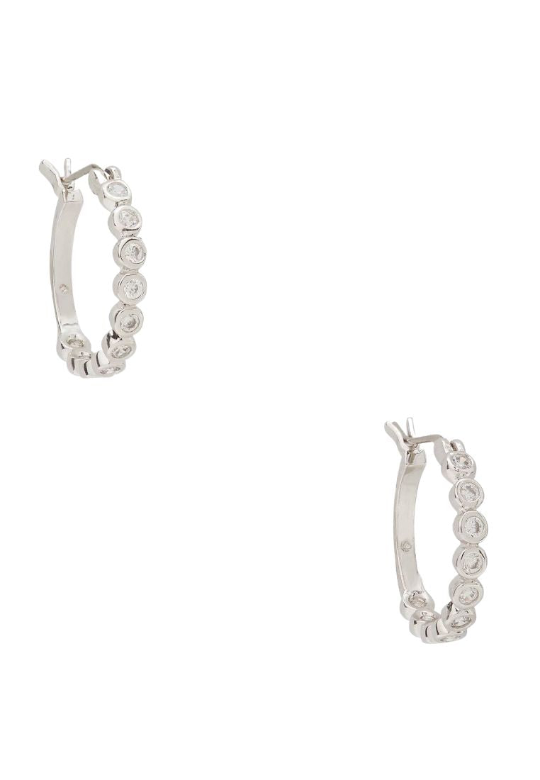 Full Circle Huggies Clear Silver
