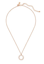 Full Circle Mini Pendant Clear Rose Gold
