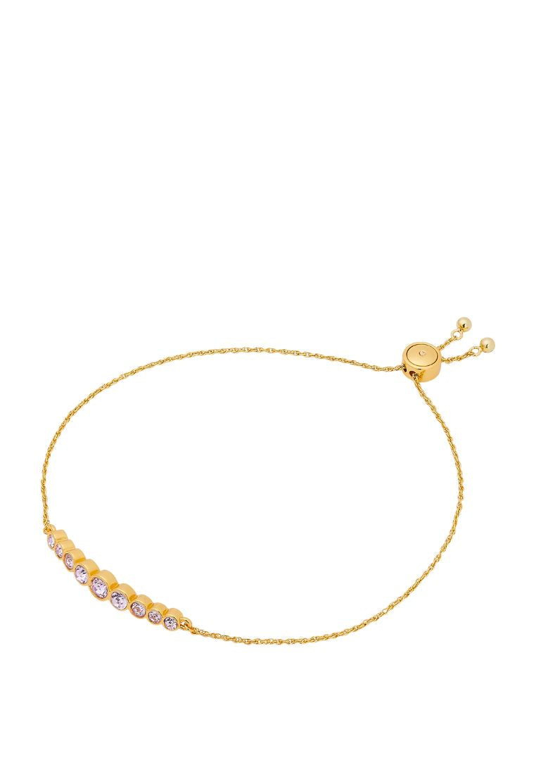 Full Circle Slider Bracelet Light Amethyst