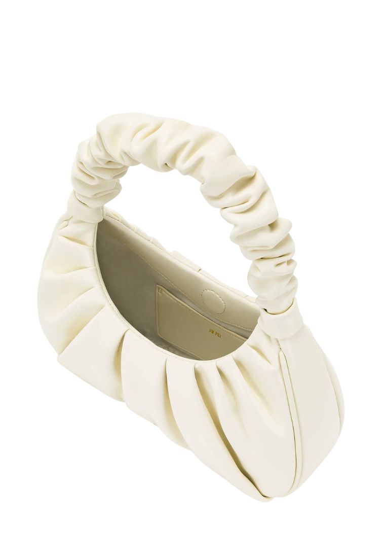 Gabbi Ruched Hobo Handbag - White