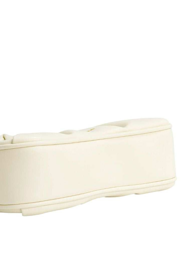 Gabbi Ruched Hobo Handbag - White