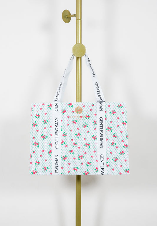[DEFECT SALE 143] Bloom Of Strawberry Box Tote