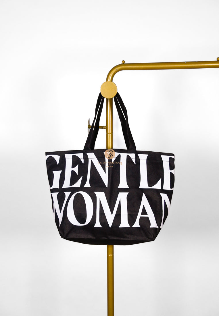 [DEFECT SALE 156] Canvas Tote Bag Black