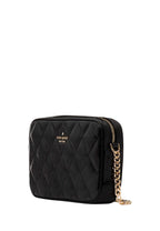 Glimmer Quilted Patent Leather Boxed Crossbody Set Black