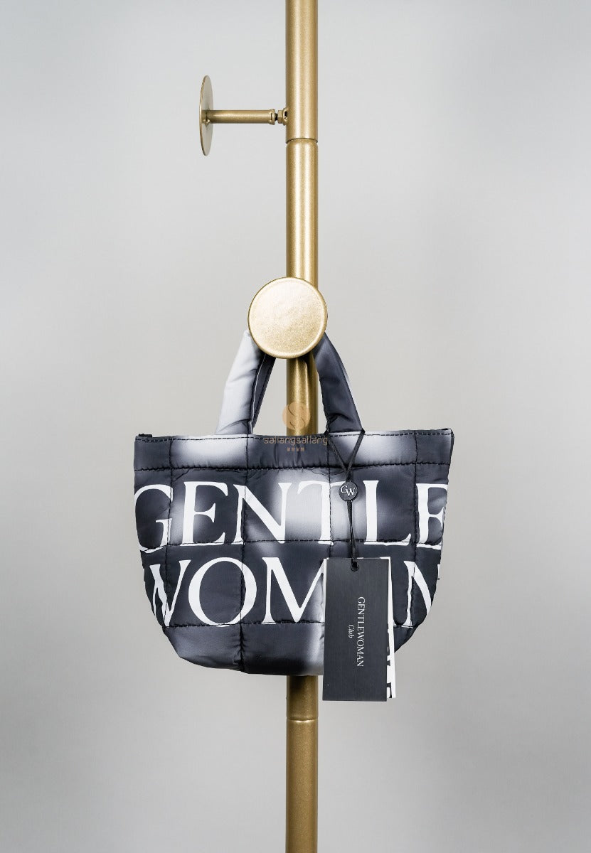 [DEFECT SALE 17] Black Ombre Small Puffer Bag