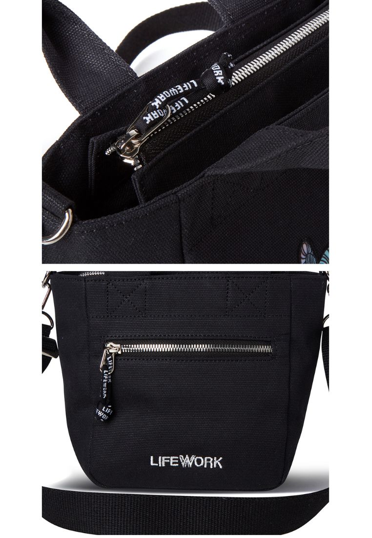 Gradation Radog Two Way Tote Bag Black