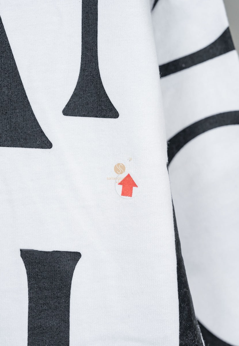 [DEFECT SALE 14] Block T-Shirt White