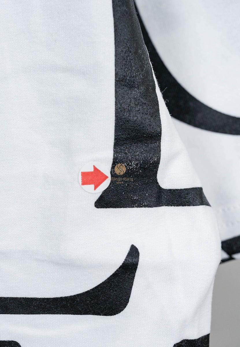 [DEFECT SALE 14] Block T-Shirt White