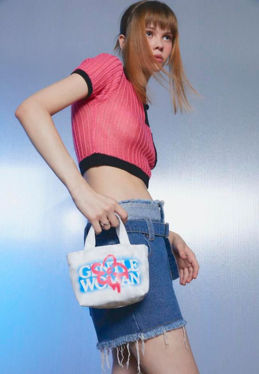 Heart Splatter Micro Tote