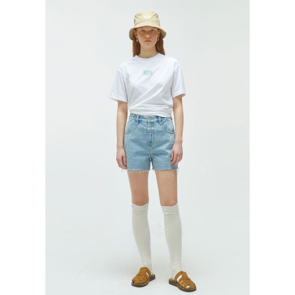 [DEFECT 442] Small Classic Logo Tee White SIZE L