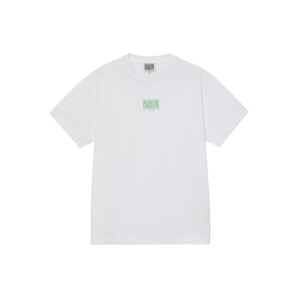 [DEFECT 441]  Small Classic Logo Tee White SIZE S