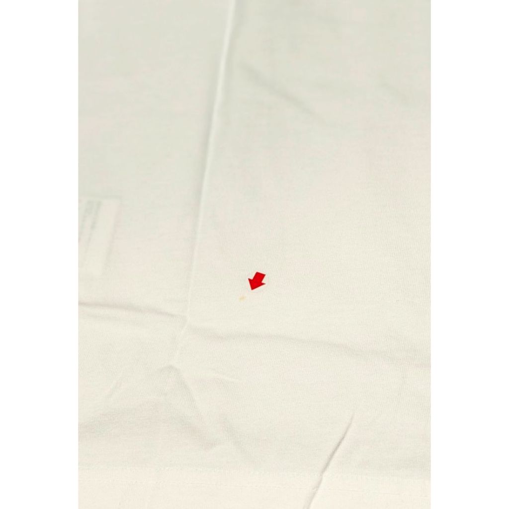 [DEFECT 441]  Small Classic Logo Tee White SIZE S