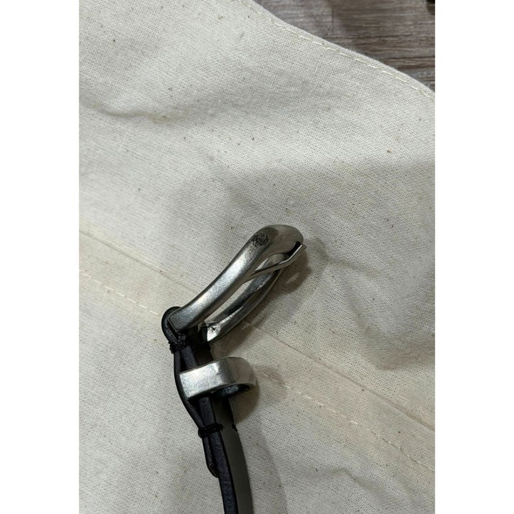 [DEFECT 456] SOBRE AMPLE LEATHER BELT organ brown 20 mm