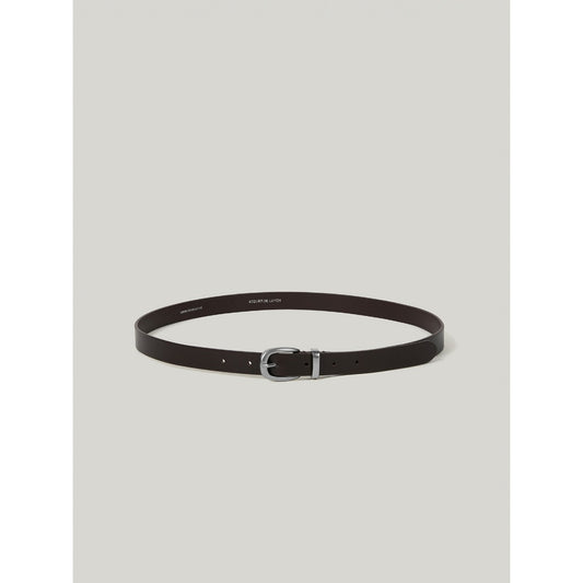 [DEFECT 457] SOBRE AMPLE LEATHER BELT organ brown 20 mm